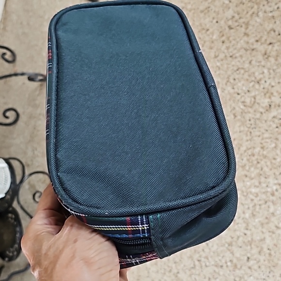 Vintage ZONK South Africa ROVOS RAIL Tartan & Green canvas travel bag - Picture 4 of 8